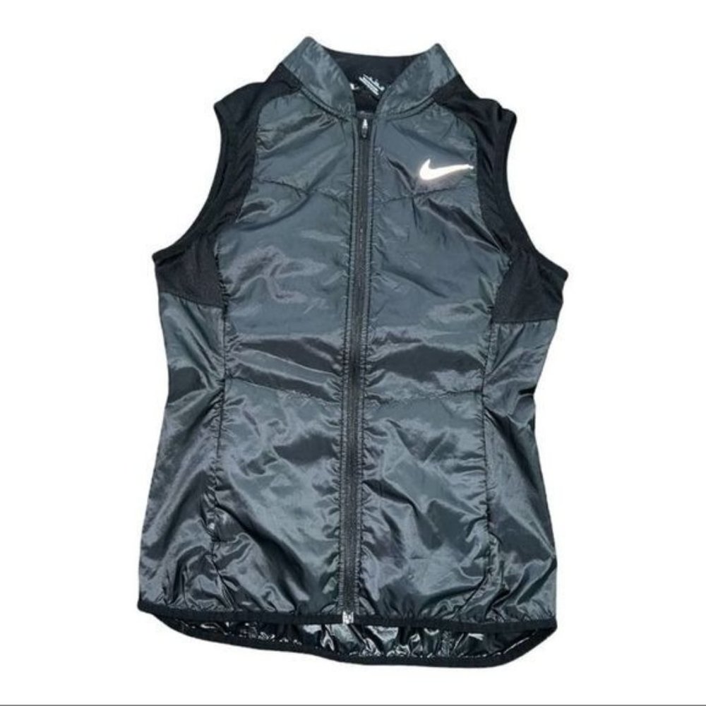 Nike Black Running Insulated Vest Size xs